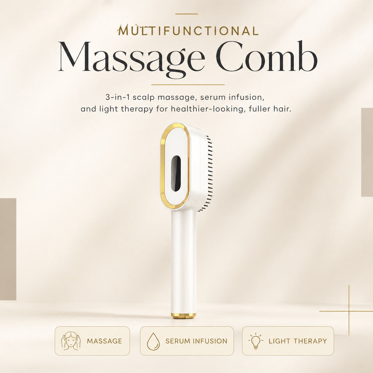 Multifunctional massage comb product hero